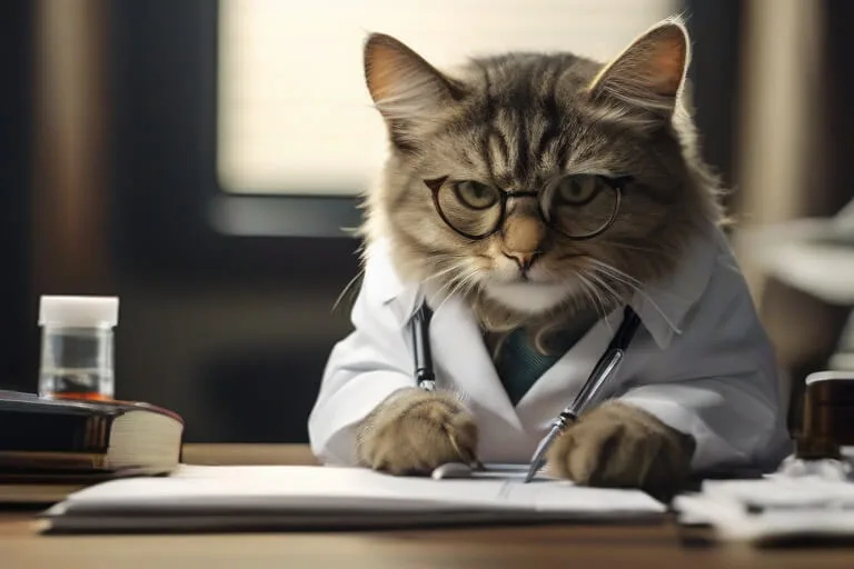 Katze beim Tierarzt