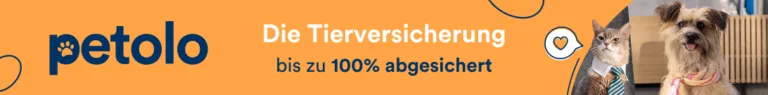Petolo Tierversicherung Banner