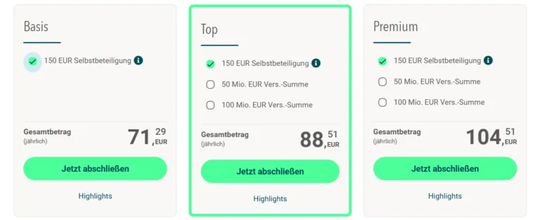 petprotect pferdehaftpflicht tarife